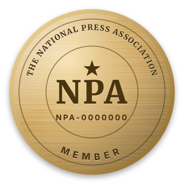 NPA engraved brass member badge